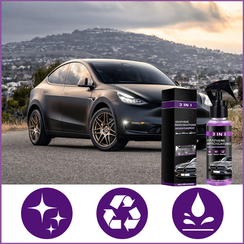 LETZTER TAG: 5 KAUFEN✨, 5 GRATIS ERHALTEN✨Awzlove® 3-in-1 Hochwirksames Schnellversiegelungsspray für Autos