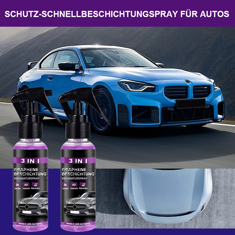 LETZTER TAG: 5 KAUFEN✨, 5 GRATIS ERHALTEN✨Awzlove® 3-in-1 Hochwirksames Schnellversiegelungsspray für Autos