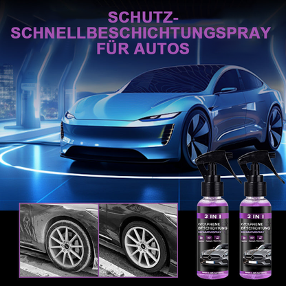 LETZTER TAG: 5 KAUFEN✨, 5 GRATIS ERHALTEN✨Awzlove® 3-in-1 Hochwirksames Schnellversiegelungsspray für Autos
