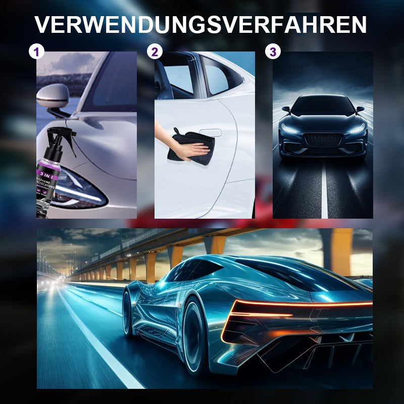 LETZTER TAG: 5 KAUFEN✨, 5 GRATIS ERHALTEN✨Awzlove® 3-in-1 Hochwirksames Schnellversiegelungsspray für Autos