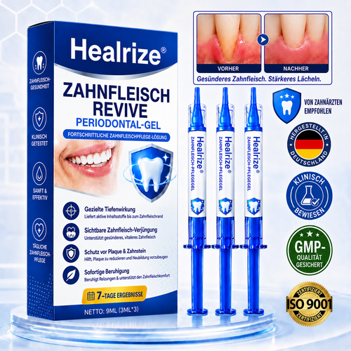 🦷🦢Healrize® GumRevive Gel zur Regeneration des Zahnhalteapparats (bei Zahnfleischbluten, Zahnfleischrückgang und lockeren Zähnen)🦷