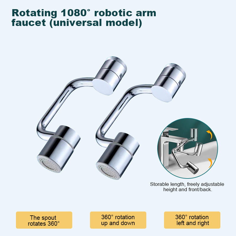 Last Day Promotion 49% OFF🔥1080° All-adjustable Faucet Extender--⭐1080° Rotatable & Adjustable
