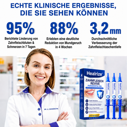 🦷🦢Healrize® GumRevive Gel zur Regeneration des Zahnhalteapparats (bei Zahnfleischbluten, Zahnfleischrückgang und lockeren Zähnen)🦷