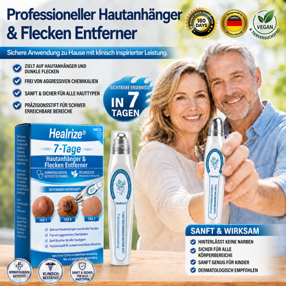 Healrize® 7-Tage Hautmal- & Flecken-Entferner 🐰(Schmerzfrei, Narbenfrei mit Rollball-Applikator)🐰