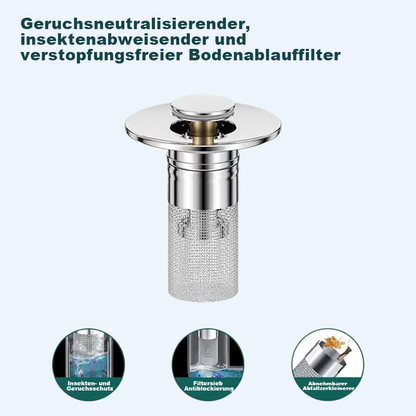 Letzter Tag der Aktion: 49 % Rabatt! 🔥 TIMNAMY® Ausziehbarer Spülbecken-Abflusssieb ---- 🛀 Beseitigt Gerüche und verhindert Verstopfungen